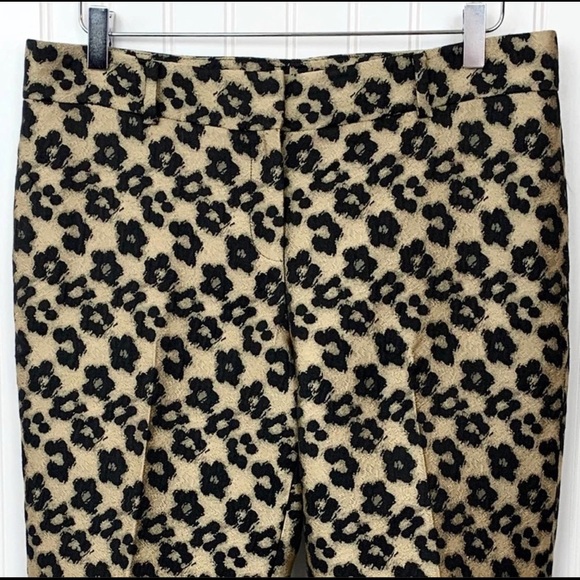 Ann Taylor flower leopard pants - Picture 4 of 13
